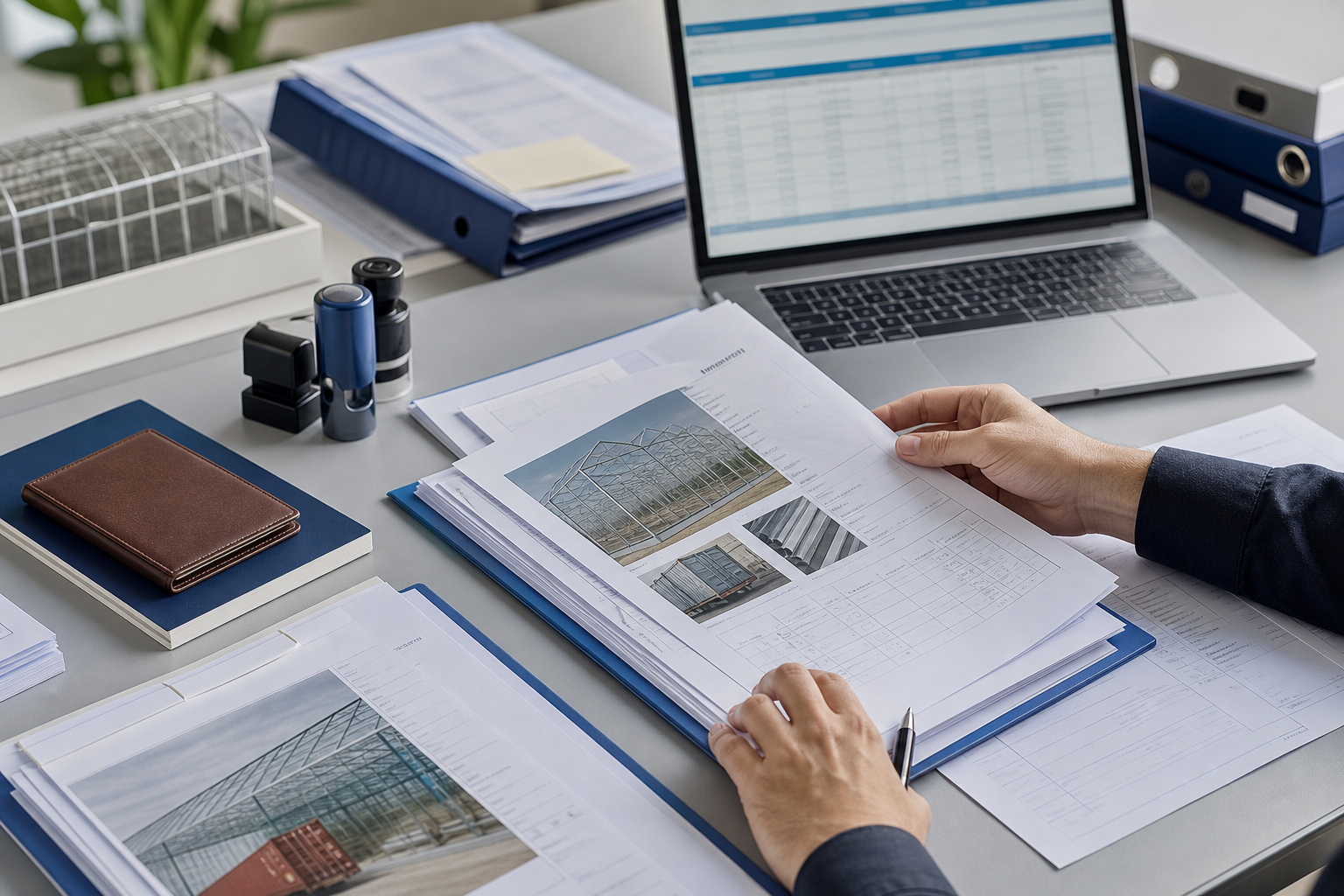 Greenhouse package delivery document review and inspection files